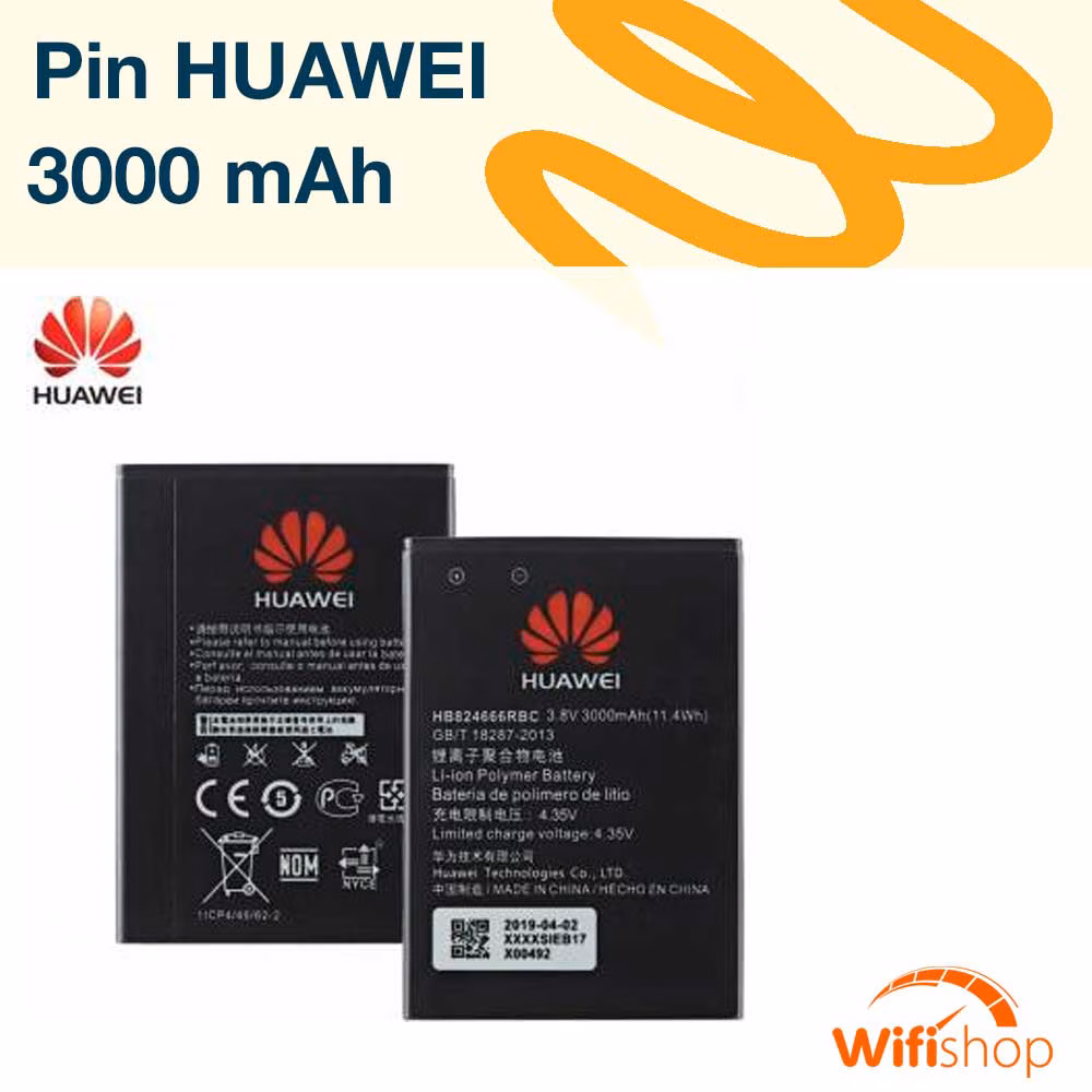 Pin Thay Thế Cho Thiết Bị Phát WiFi Huawei E5377, E5577, E5787, E5785, E5783 – Dung Lượng 3000mAh