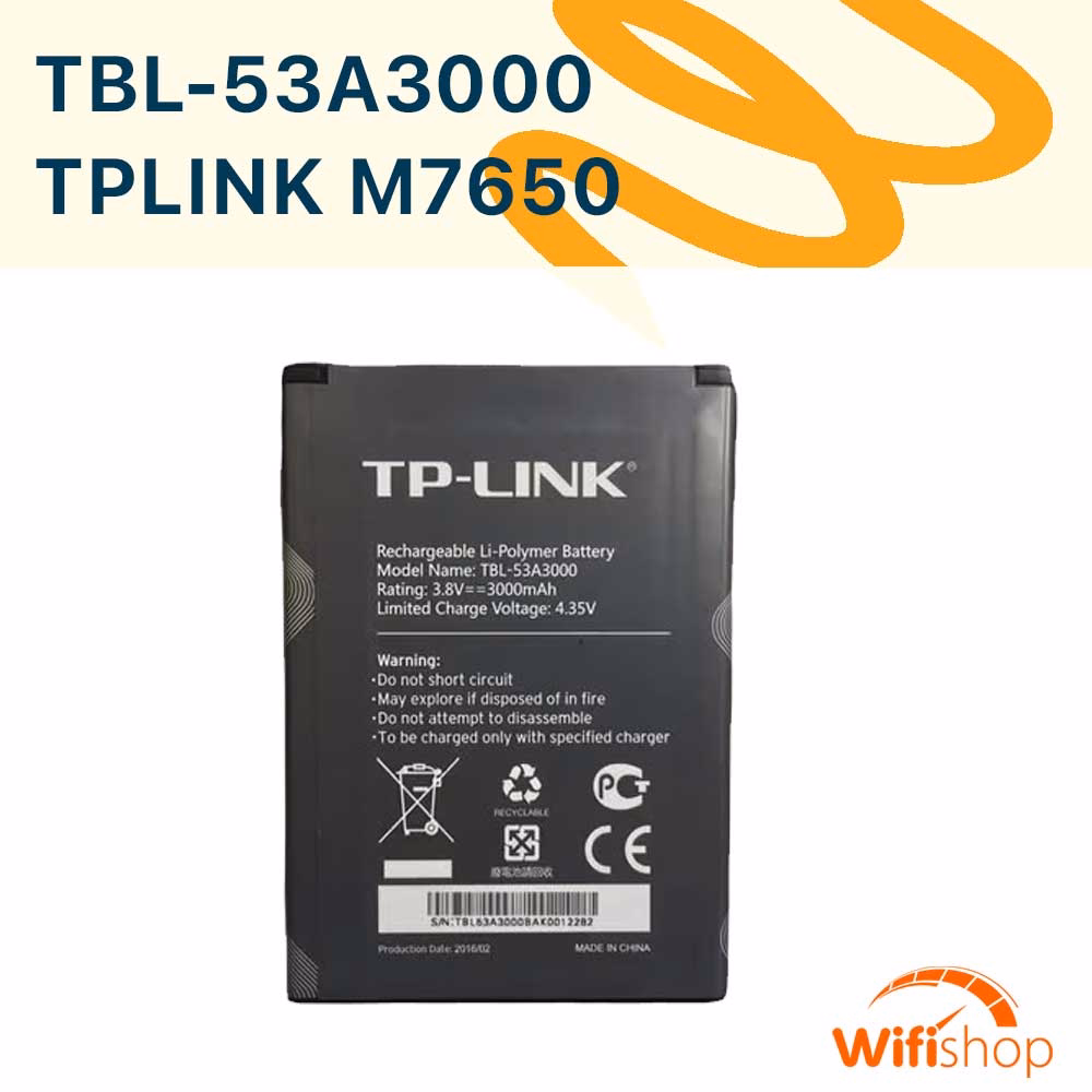 Pin TPLink M7450 và Pin M7650