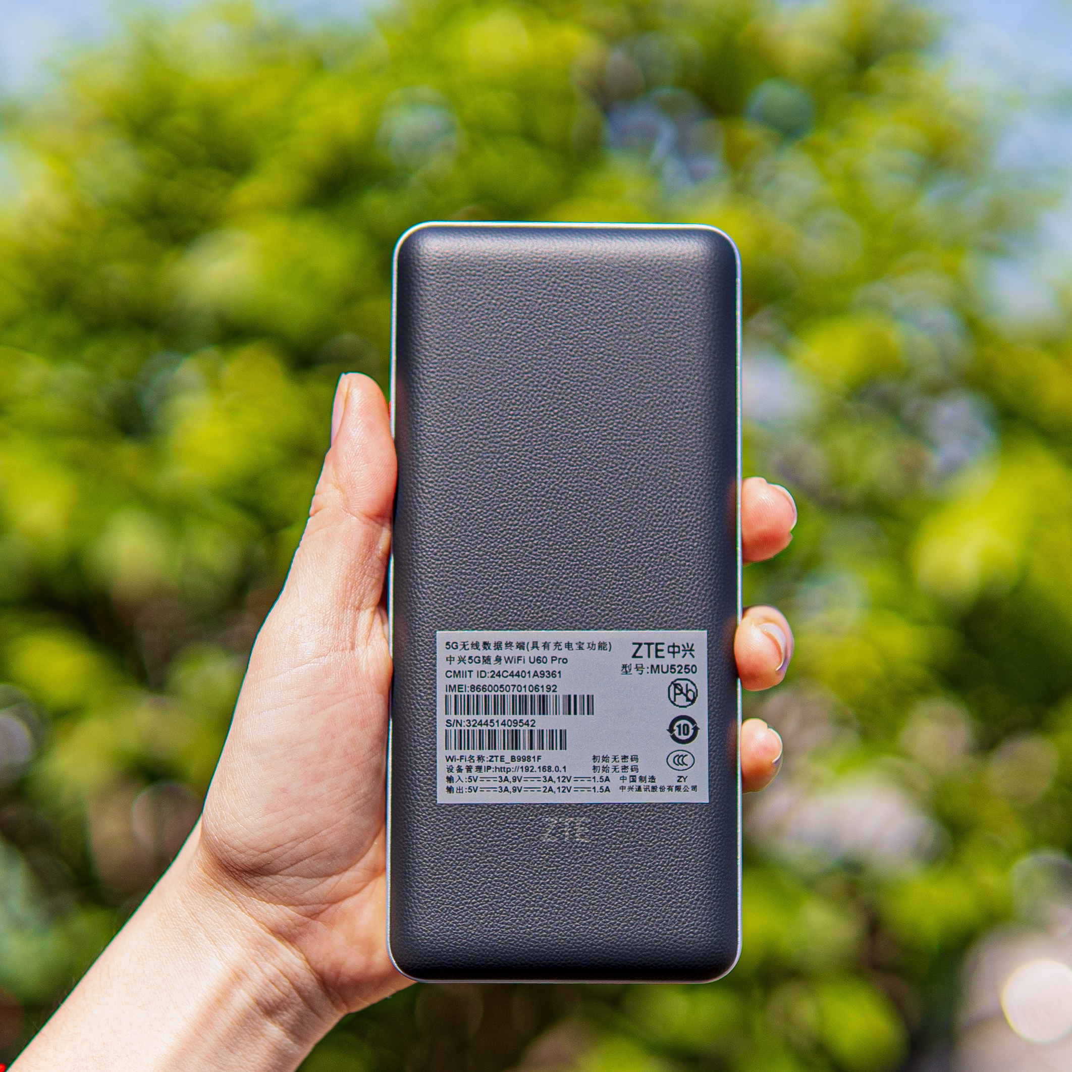 Bộ Phát Wifi 5G ZTE U60 Pro MU5250, WiFi 7, Dowload 4.29Gbps
