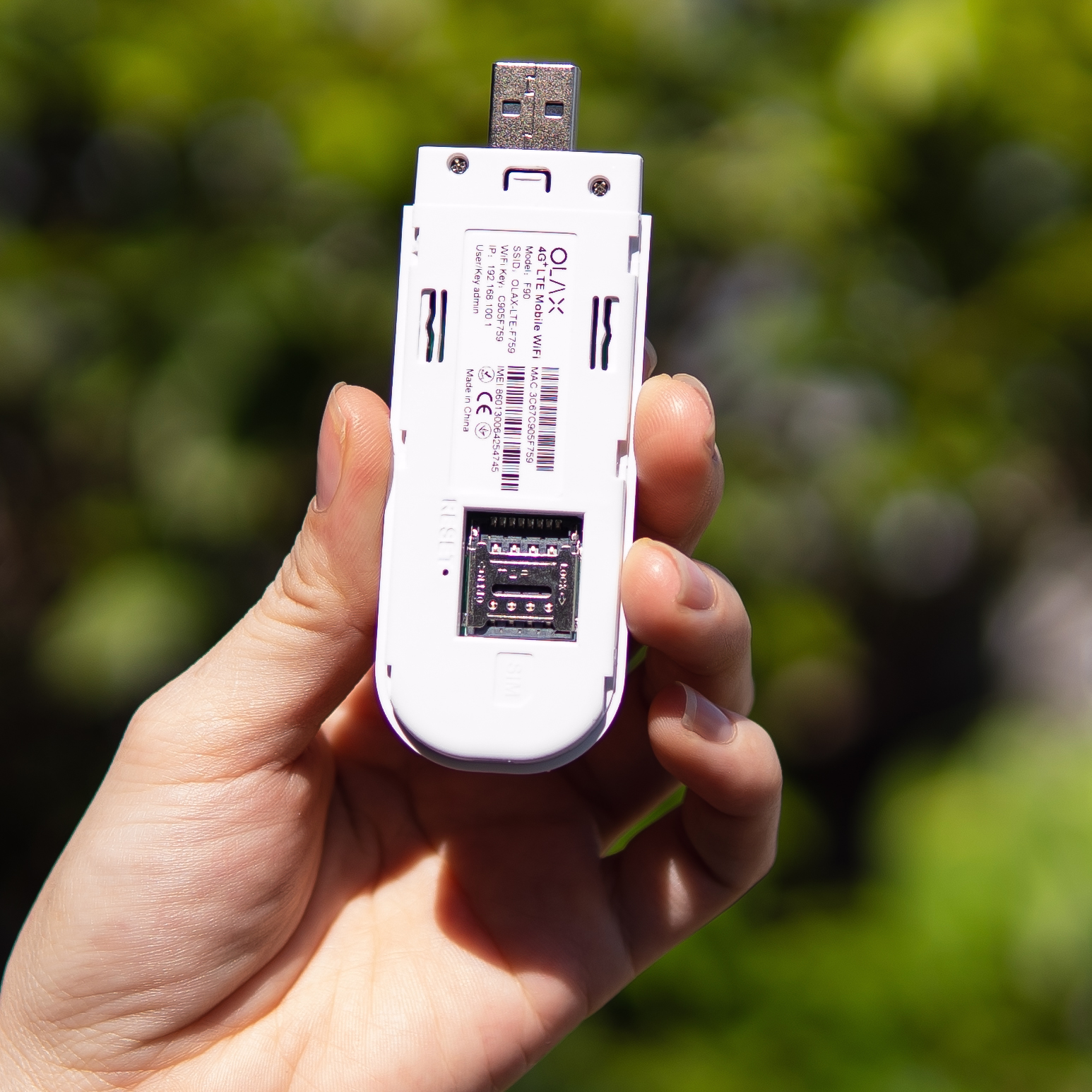 Usb Phát Wifi 4G Olax F90 Wifi 6+, tốc độ 150Mbps, kết nối 10 thiết bị