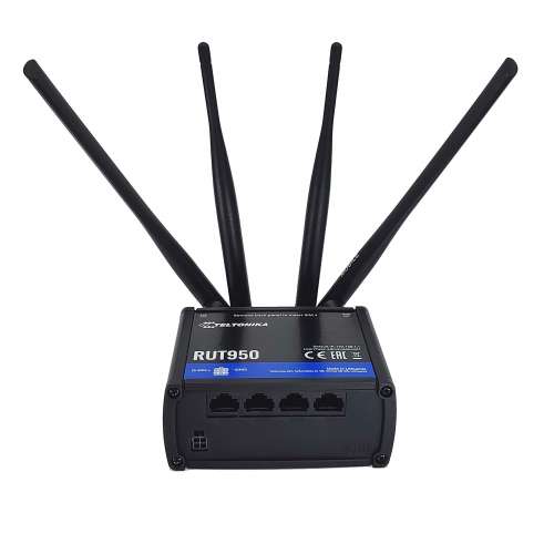 Bộ Phát Wifi 4G Công Nghiệp Teltonika RUT950 Hỗ Trợ 2 Sim kết nối 100 user