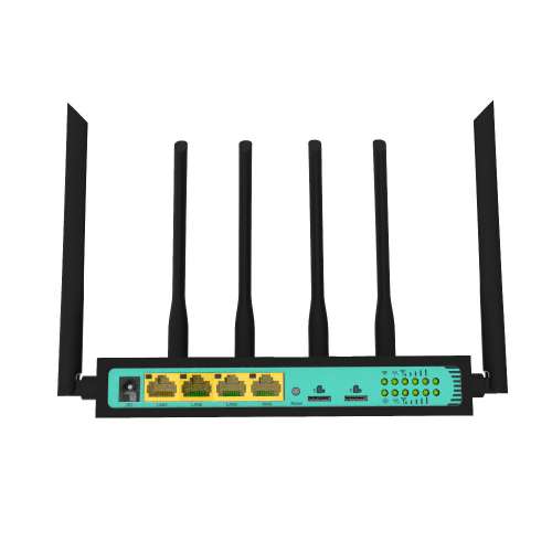 Bộ phát Wifi 4G 2 Sim Công Nghiệp Hitek WE2806 Có 4 Cổng LAN Tốc Độ Wifi 300Mb