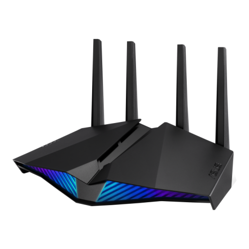 Router Wifi Gaming ASUS RT-AX82U, Băng tầng kép tốc độ 5400Mbps, Wifi 6 chuẩn 802.11ax MU-MIMO, Chíp xử lý tri-core 1,5Ghz 