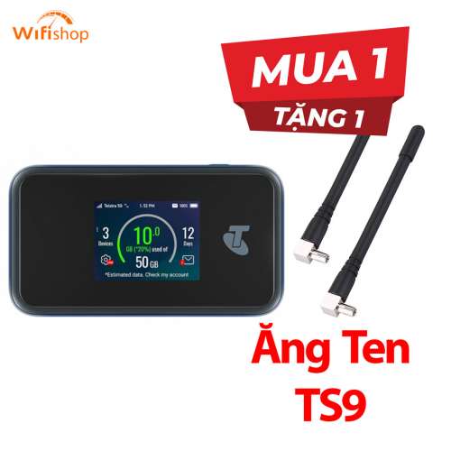 Bộ phát Wifi 5G ZTE MU5002 Wifi 6, tốc độ cao 3.8Gpbs, băng tần kép NSA/SA 