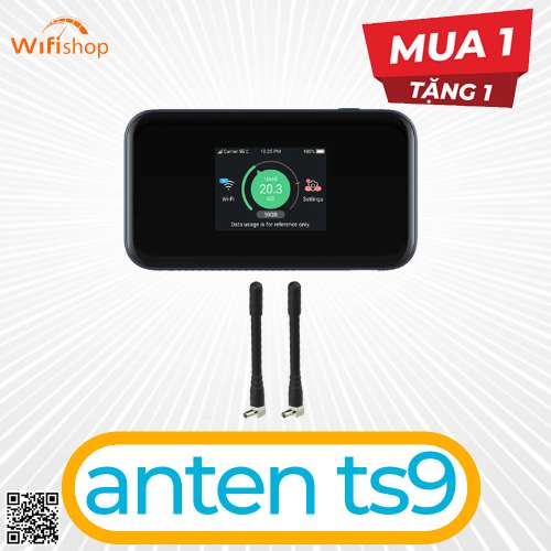 Bộ phát Wifi 5G ZTE MU5001 Wifi 6, màn hình cảm ứng, pin 4500mAh
