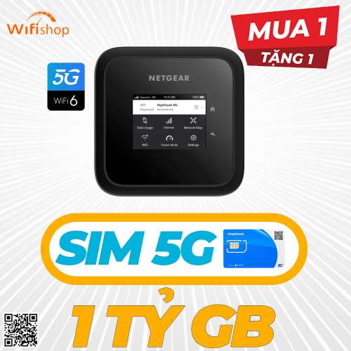 Bộ Phát Wifi 5G Netgear M6 MR6110 tốc độ 3,6 Gbps, kết nối 32 thiết bị