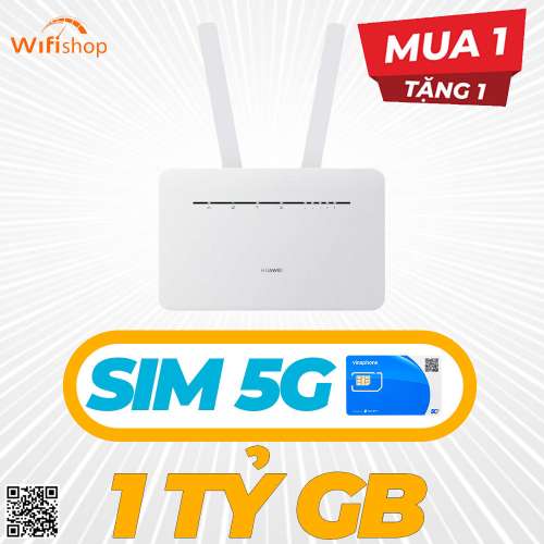 Bộ phát Wifi 4G Huawei B535-836, tốc độ 300Mbps, hỗ trợ 64 kết nối 