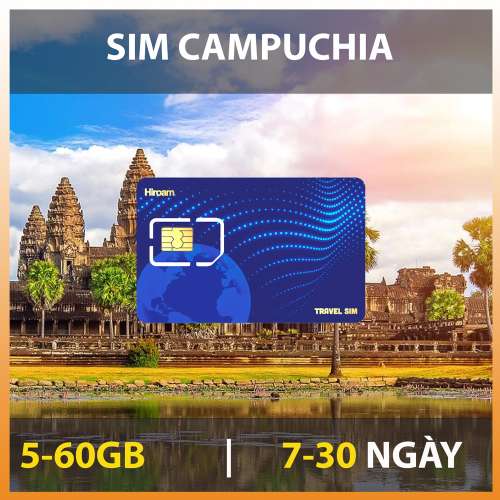 Sim 5G du lịch Campuchia