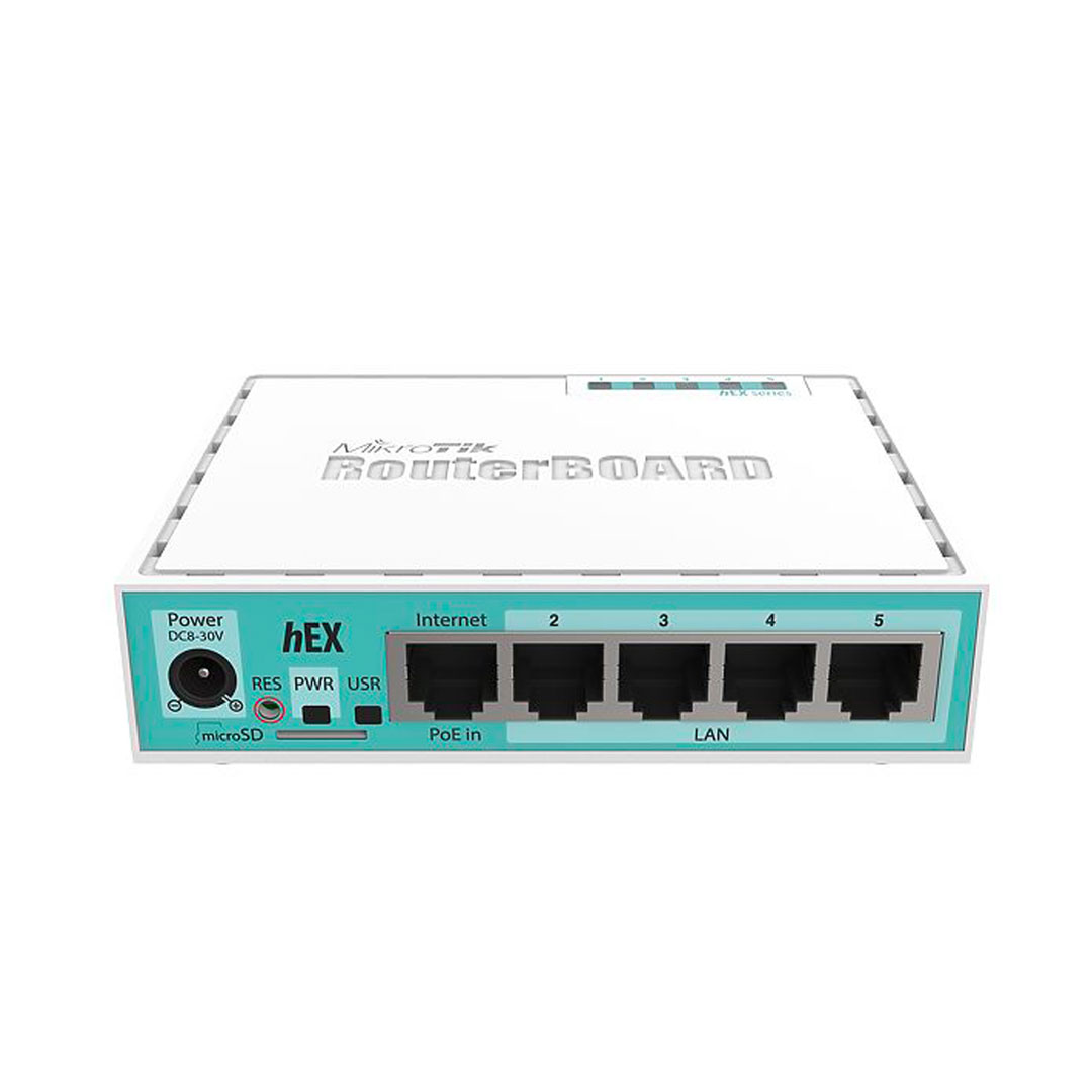 Router Cân Bằng Tải Mikrotik RB750Gr3 5 Ports Router Gigabit PoE 