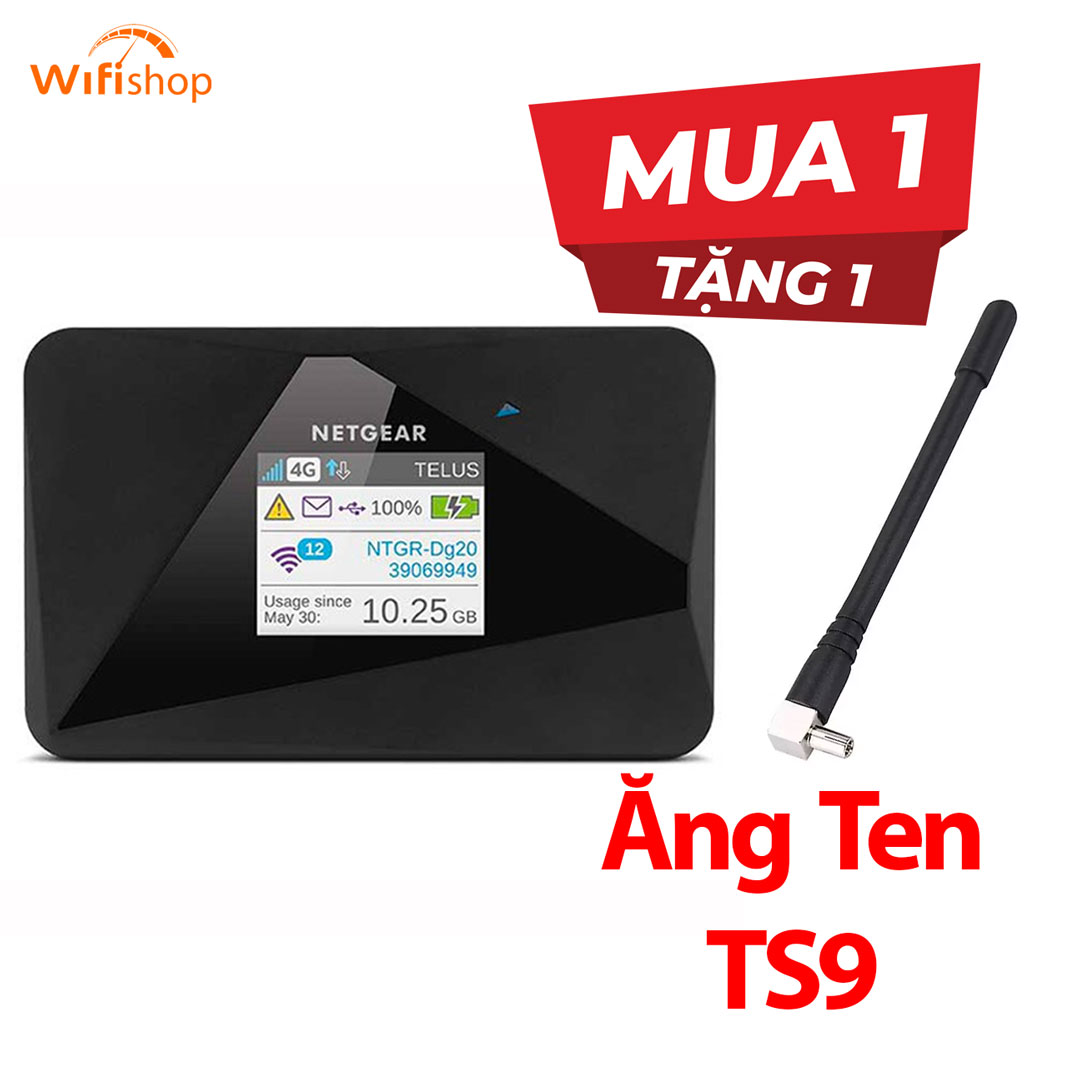 Bộ Phát Wifi 4G Netgear Aircard 785s. chuẩn LTE, 15 users, Wifi 2 băng tần 