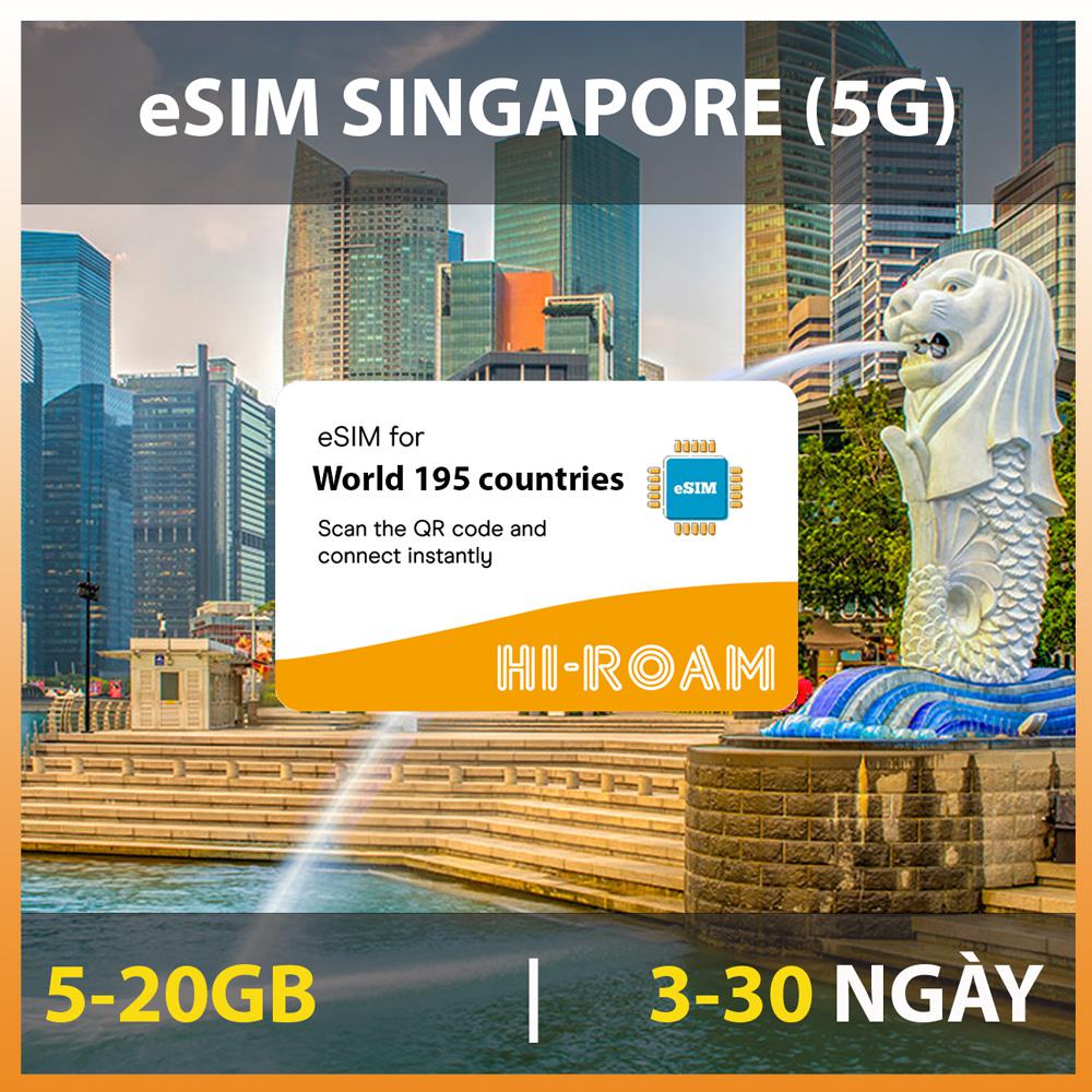 eSIM du lịch Singapore