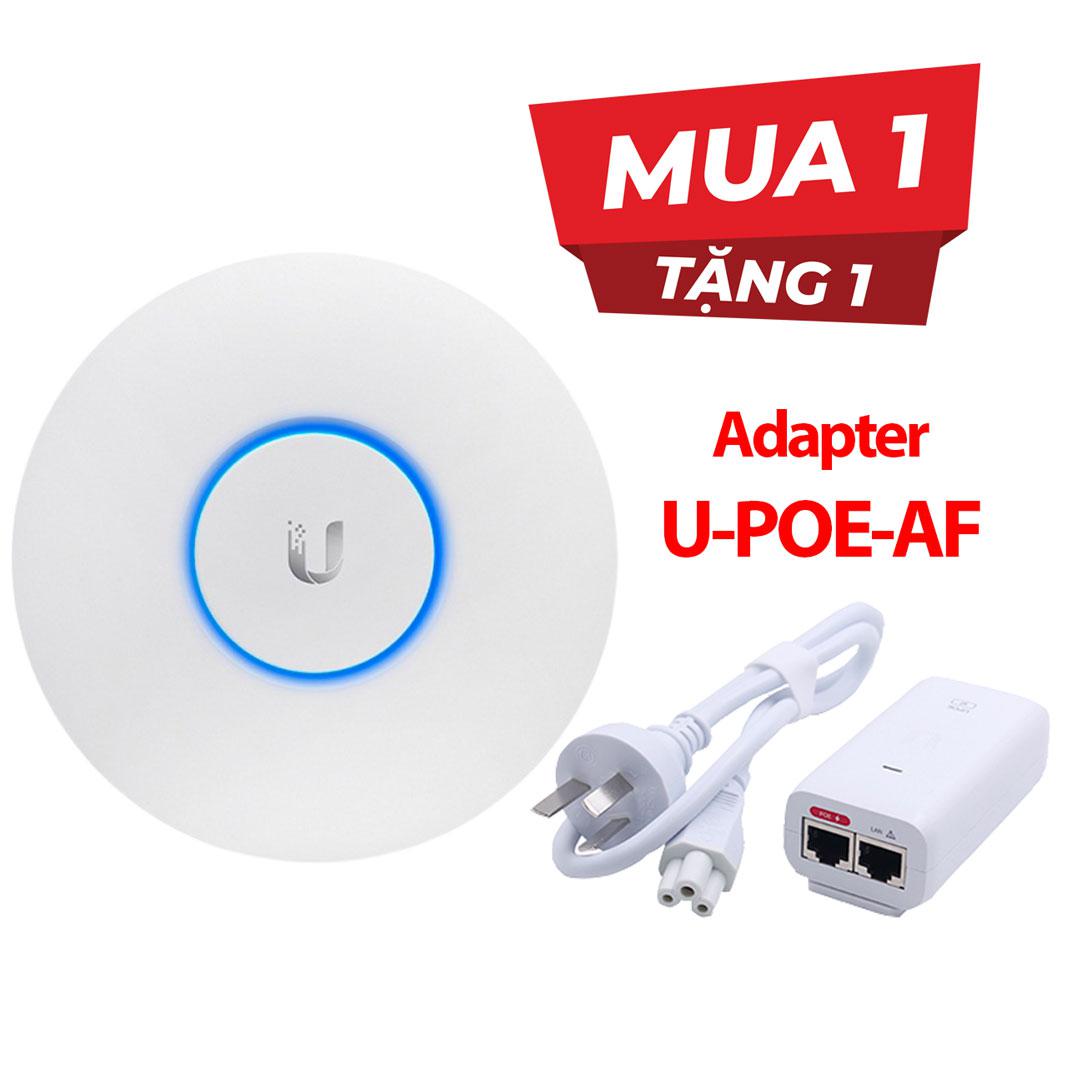 Bộ phát Ubiquiti UniFi U6 Pro - WiFi 6 chuẩn AX, tốc độ 5.3 Gbps, Hỗ trợ 300 User