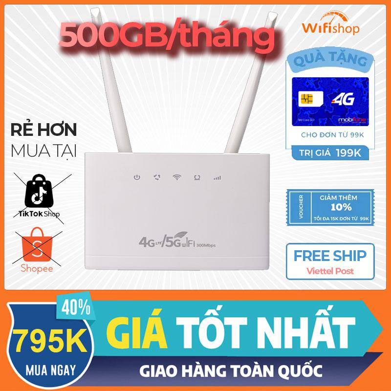 Bộ Phát Wifi 4G CPE R311 Pro, Tốc độ 300Mbps, 3 cổng LAN, 32 thiết bị kết nối đồng thời