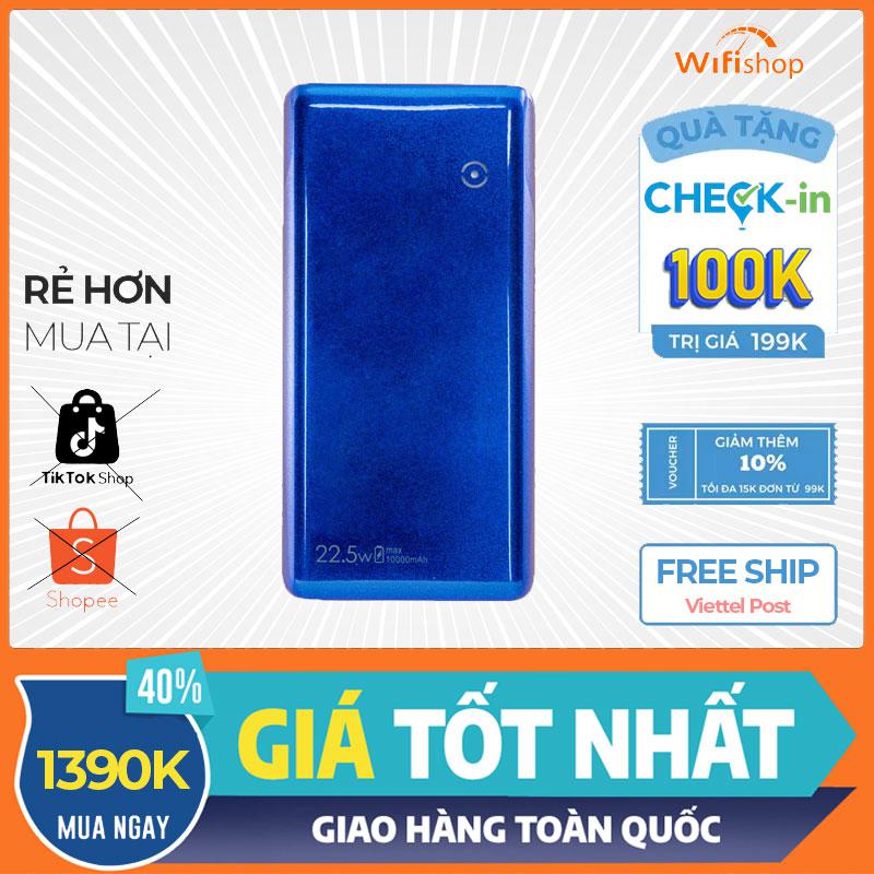 Bộ phát Wifi 4G Netmax M5 Plus, Pin 10000mAh, Tốc độ 150Mbps, kiêm Pin dự phòng 22.5W