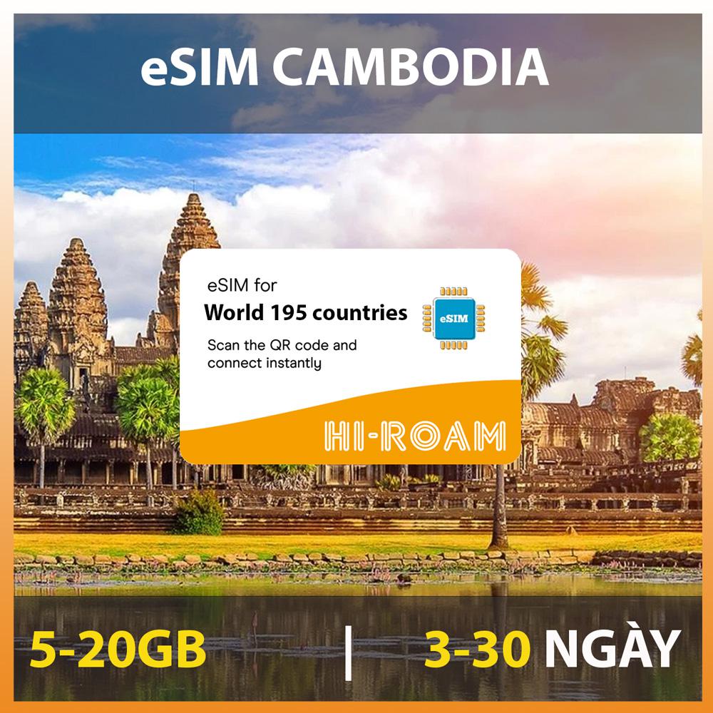 eSIM du lịch Campuchia