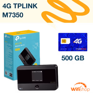 Cục Phát WiFi TPLink M7350 Tốc độ 150Mbps, kết nối 10 thiết bị