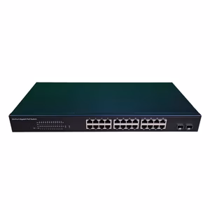 Switch 24 Cổng PoE Gigabit NetMax GSP2624GS - Công Suất 350W, Hiệu Suất Cao