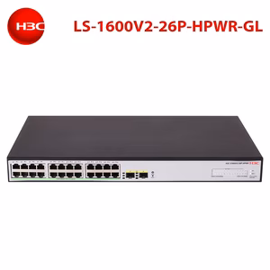 Switch PoE H3C Layer 2 18 Port Gigabit LS-1600V2-18P-HPWR-GL - Công Suất PoE 240W