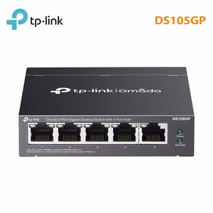 Switch Unmanaged Omada TP-Link DS105GP | 5 Port RJ45 1G | 65W