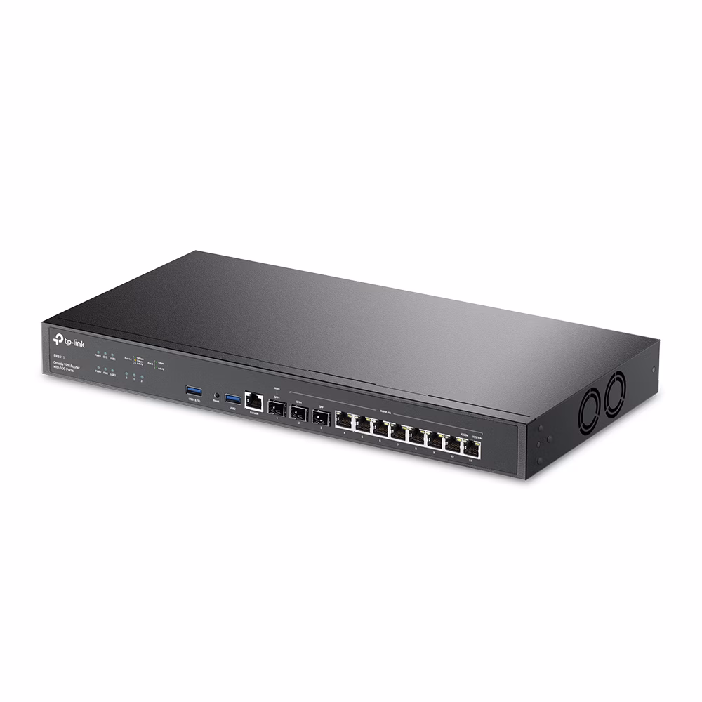 Router VPN Omada TP-Link ER8411 | 10Gbps | Bảo Mật Cao, Hiệu Suất Mạnh Mẽ