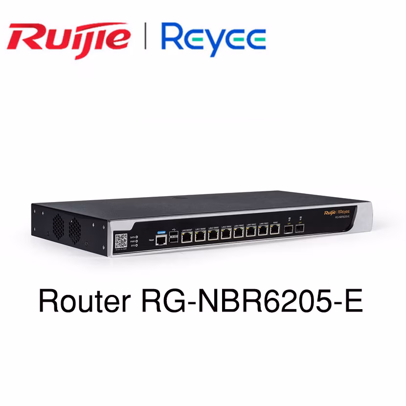 Router Cân Bằng Tải Ruijie RG-NBR6205-E - 7 WAN - Chịu Tải 500 User | Hiệu Suất Ổn Định