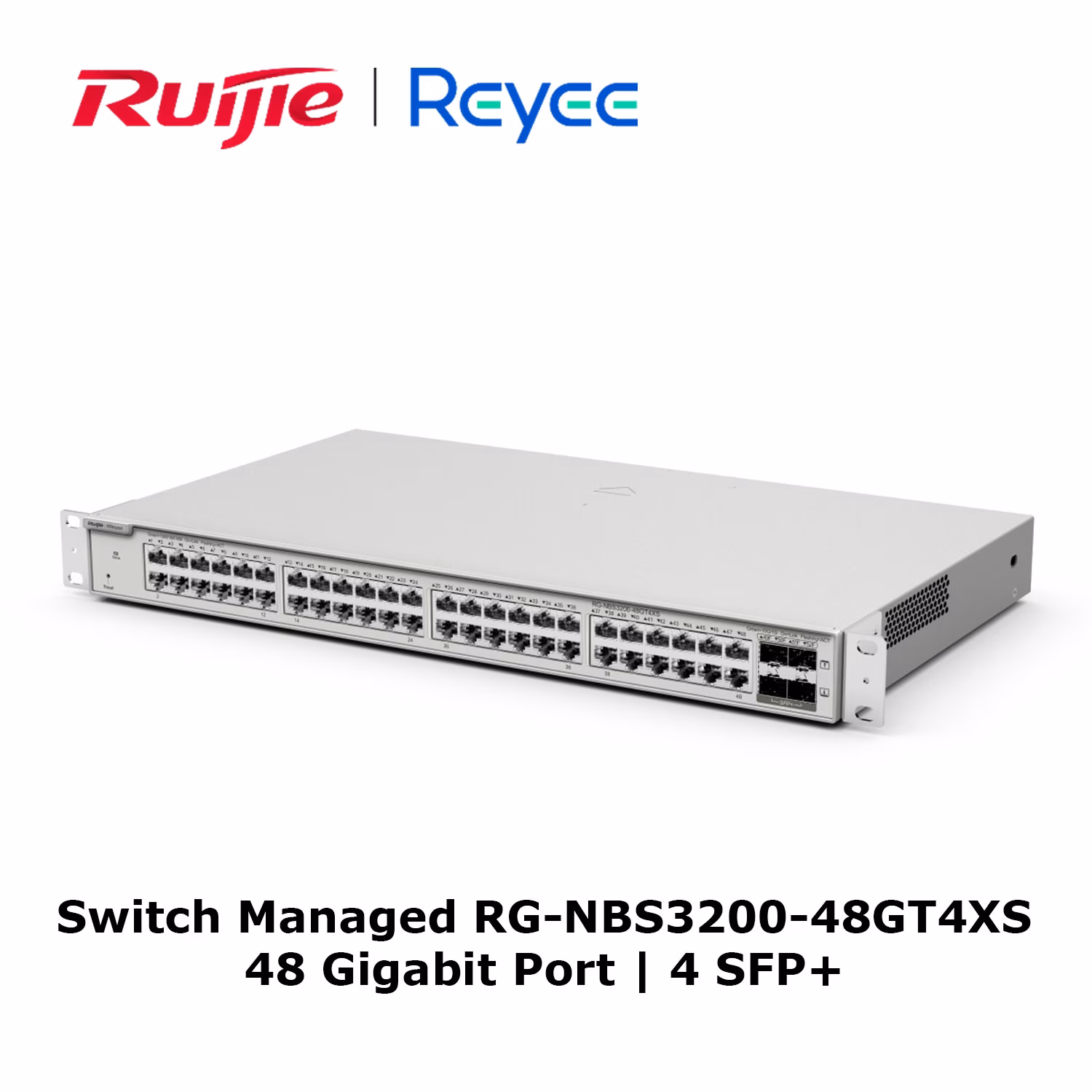 Switch Managed Ruijie Reyee RG-NBS3200-48GT4XS, 48 Cổng Gigabit & 4 Cổng SFP+ Tốc Độ Cao