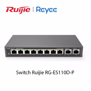 Switch Ruijie PoE+ RG-ES110D-P | 8 Cổng Gigabit PoE | Công Suất 92W