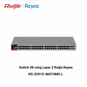 Switch Ruijie Reyee RG-S2915-48GT4MS-L | 48 Cổng Gigabit Layer 2+ | 4 Cổng SFP