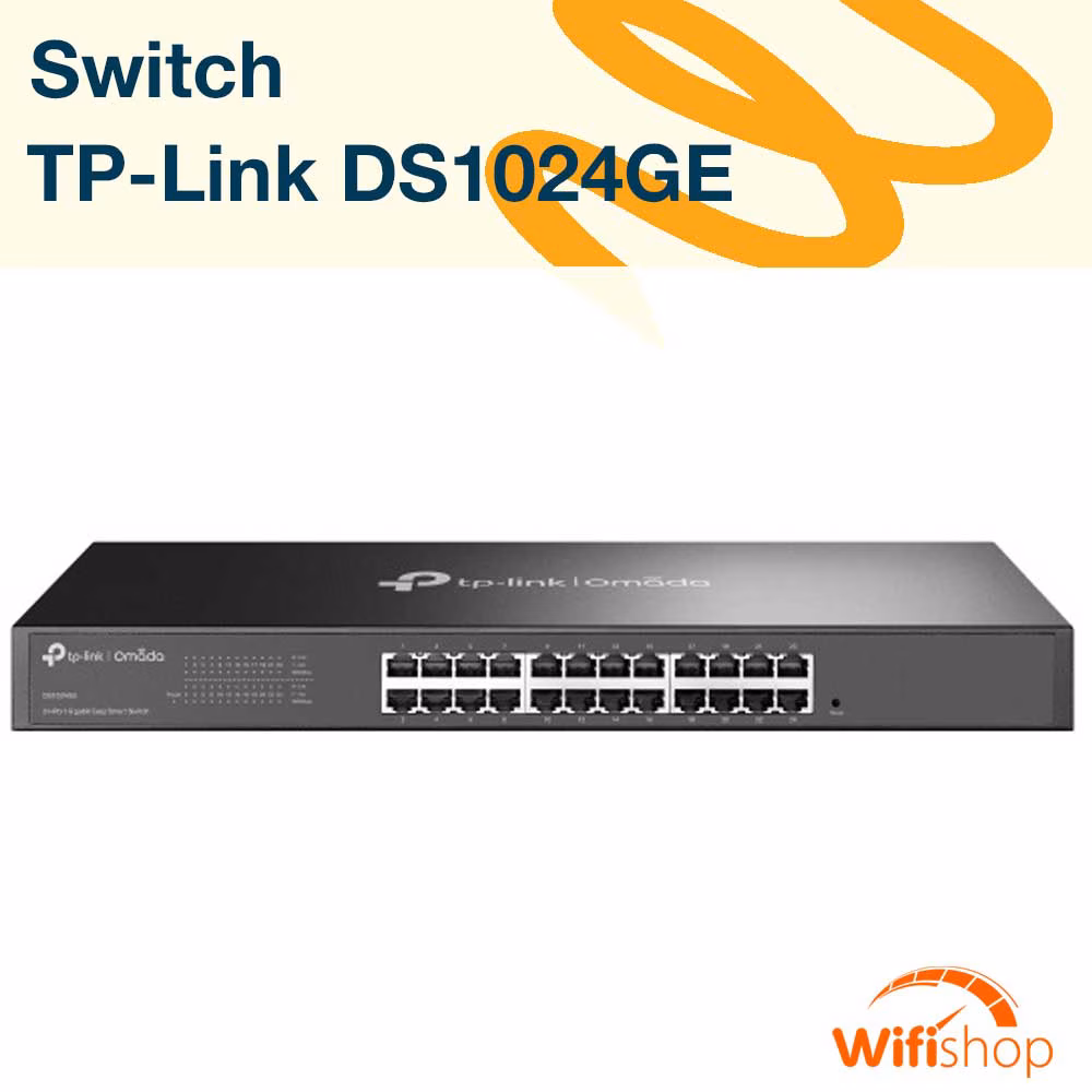 Switch Omada TP-Link DS1024GE | 24 Cổng 10/100/1000Mbps | Vỏ Thép