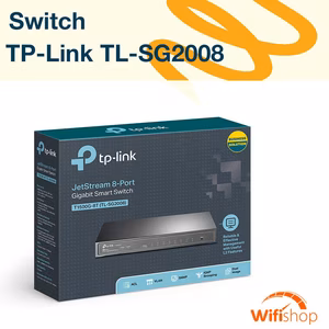 Switch Managed L2 JetStream TP-Link TL-SG2008 | 8 Port RJ45 1G