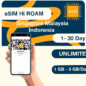 eSIM du lịch Singapore, Malaysia, Indonesia (Theo Ngày)
