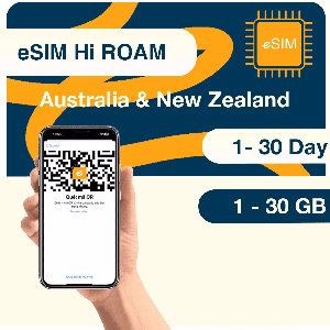 eSIM du lịch Úc & New Zealand