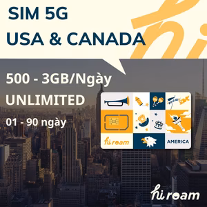 Sim 5G Canada & Mỹ