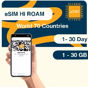 eSIM du lịch 70 Nước