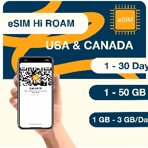 eSIM 4G/5G Canada & Mỹ