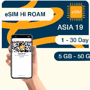 eSIM du lịch 19 Nước Châu Á