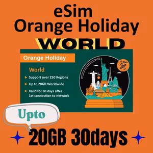 eSIM World Global 20GB (31 Ngày) Orange
