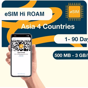 eSIM du lịch 4 Nước Đông Nam Á - Không chặn TikTok
