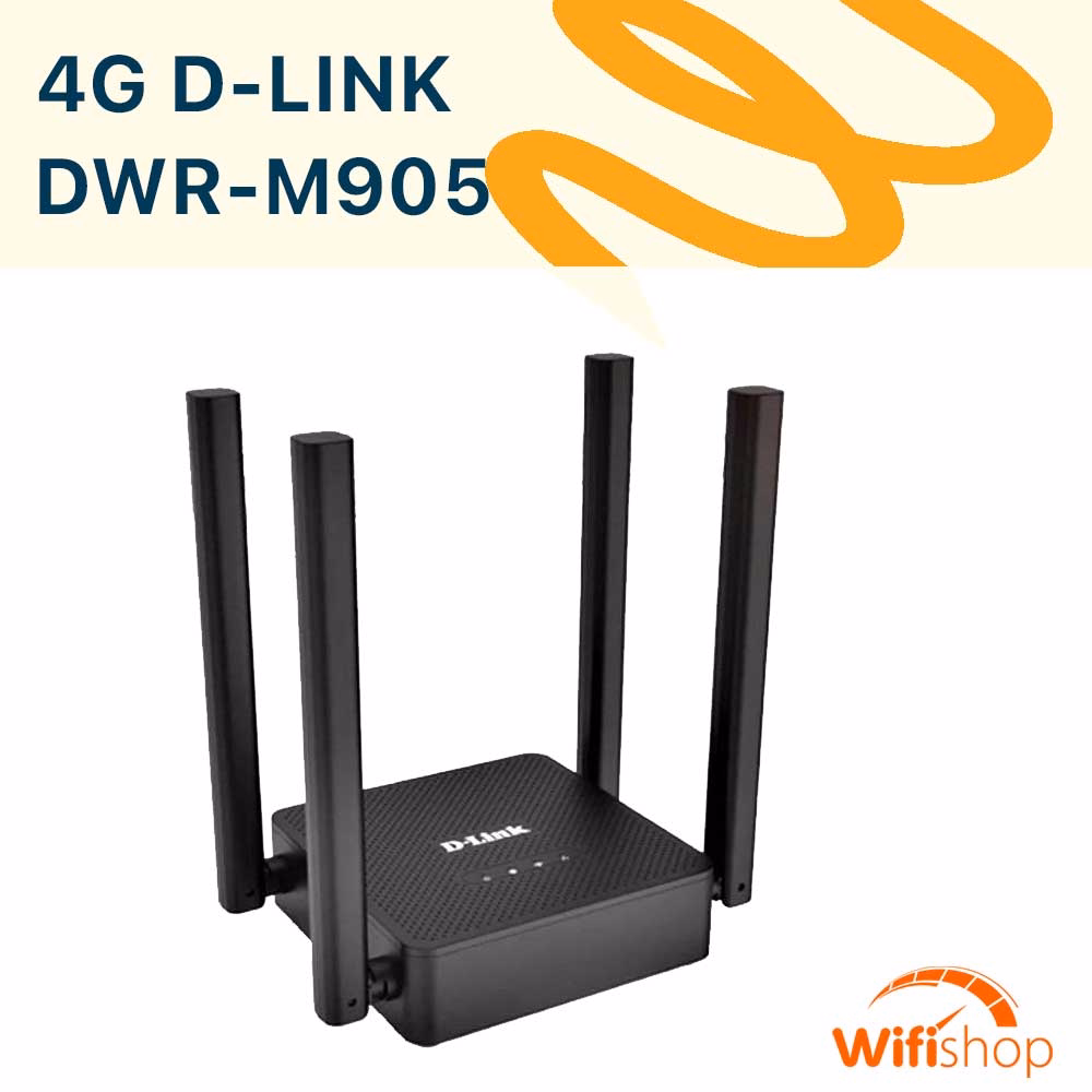 Bộ Phát WiFi 4G Di Động D-Link DWR-M905