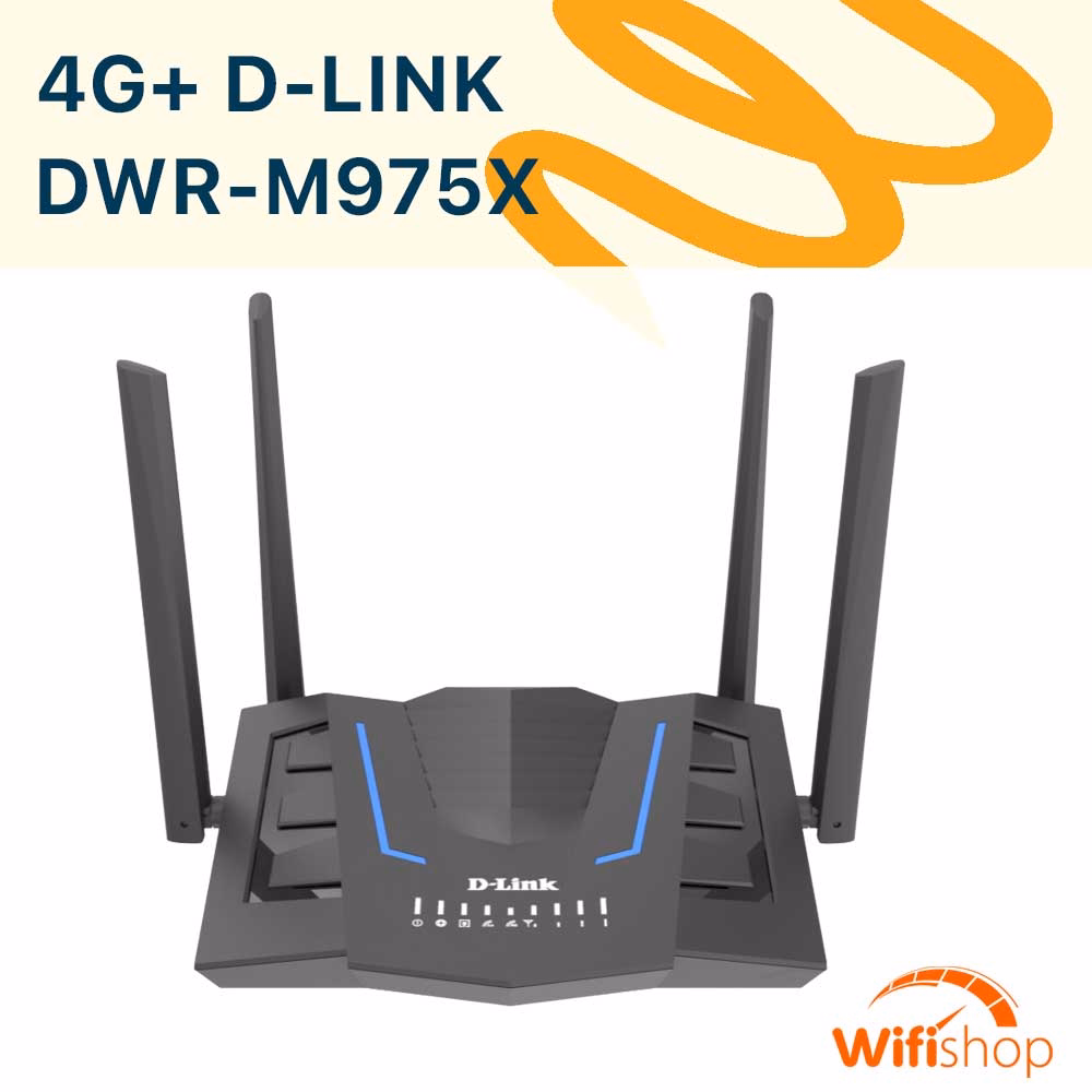 Bộ Phát WiFi 4G+ Di Động DLink DWR-M975X