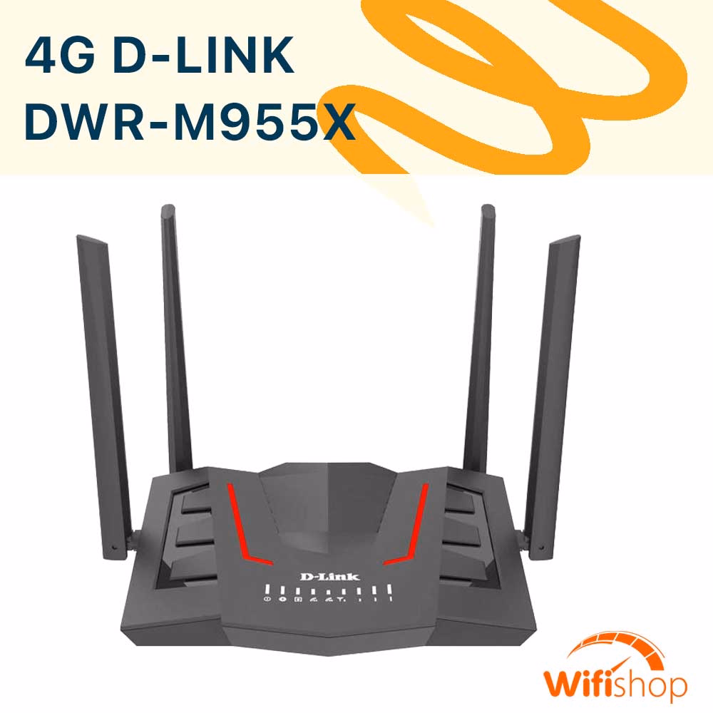 Bộ Phát WiFi 4G Di Động DLink DWR-M955X