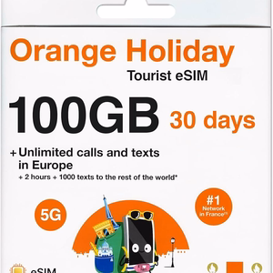 eSIM Châu Âu Nghe gọi + SMS (Mạng Orange)