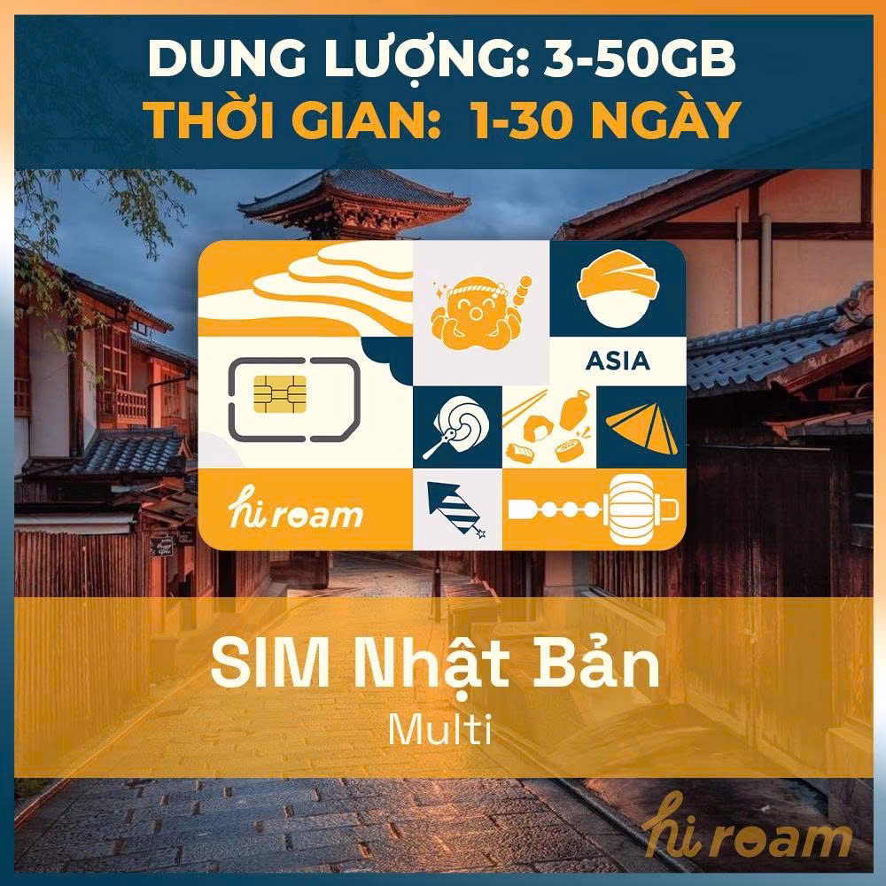 SIM Du Lịch Nhật Bản Docomo