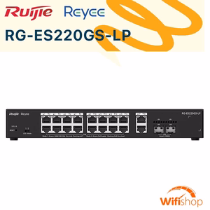 Switch PoE+ Ruijie RG-ES220GS-LP, 16 Port Cloud Managed