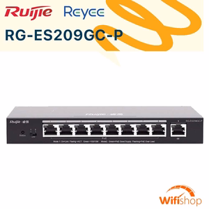 Switch Ruijie RG-ES209GC-P 9 Cổng POE Gigabit Smart Cloud Managed