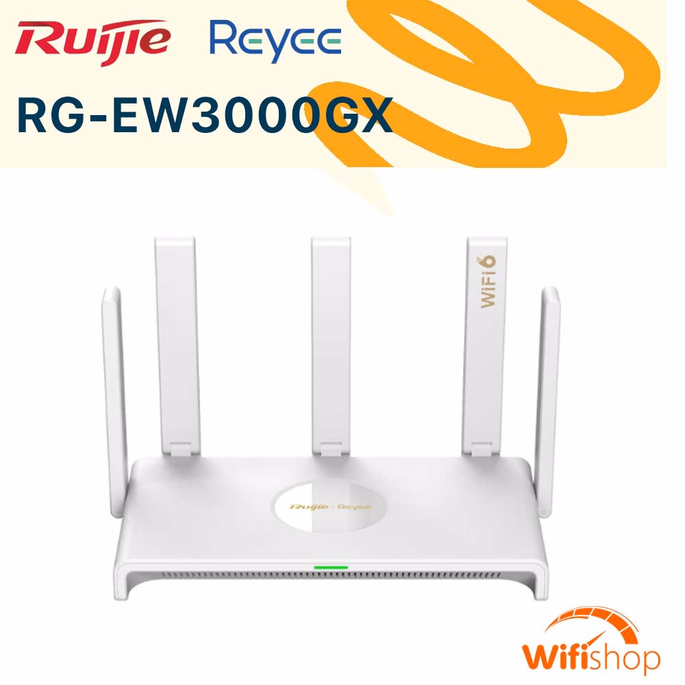 Bộ Phát WiFi 6 Ruijie RG-EW3000GX - Wifi Chuẩn AX3000