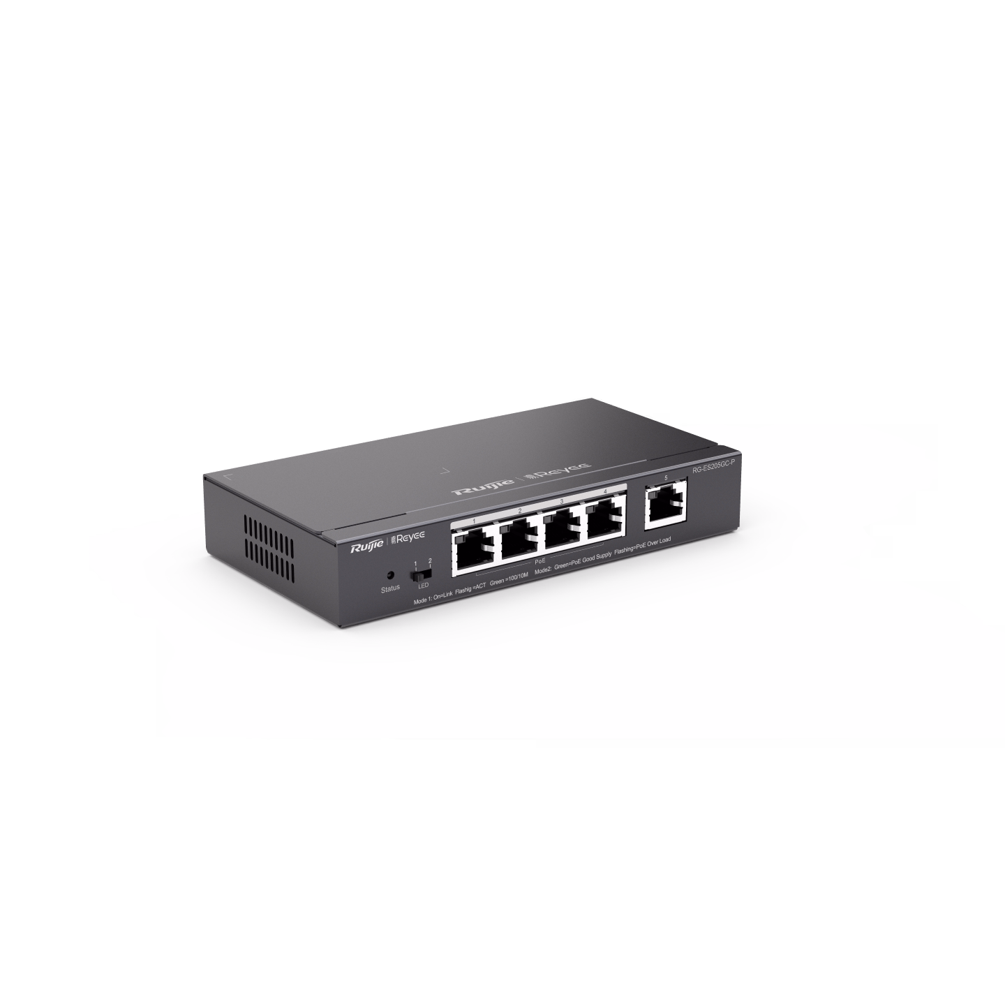 Switch Ruijie RG-ES205GC-P 5 Cổng POE Gigabit Smart Cloud Managed
