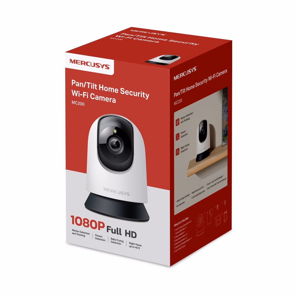 Camera WiFi Trong Nhà 360 Mercusys MC200 (2MP)