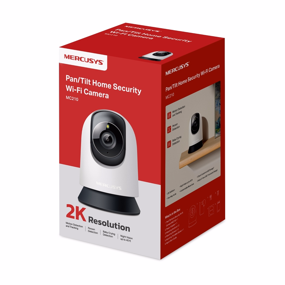 Camera WiFi Trong Nhà 360 Mercusys MC210 (3MP)