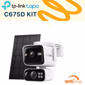 Camera Năng Lượng Mặt Trời TP-Link Tapo C675D KIT (8.3MP) 4K (3840×2160) & 4K (3840×2160)